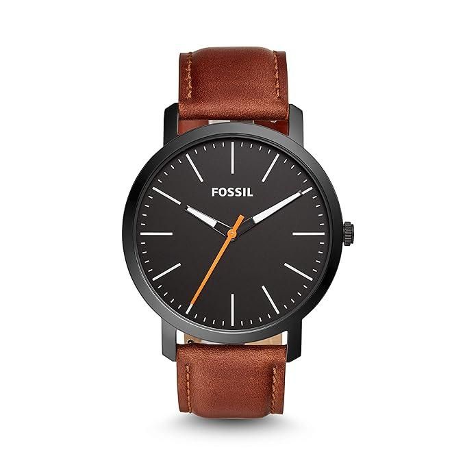 Fossil Minimalist brown strap watch limited
