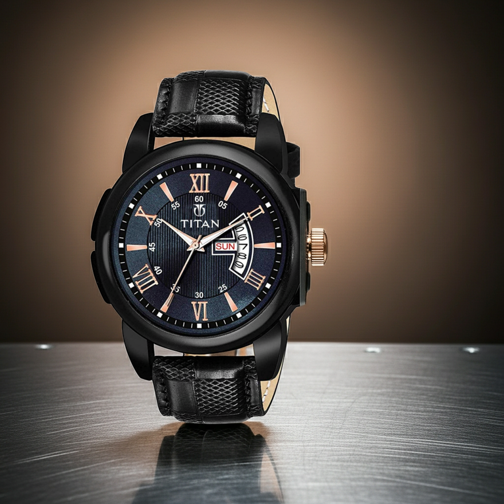 Fern TitanX minimal black watch