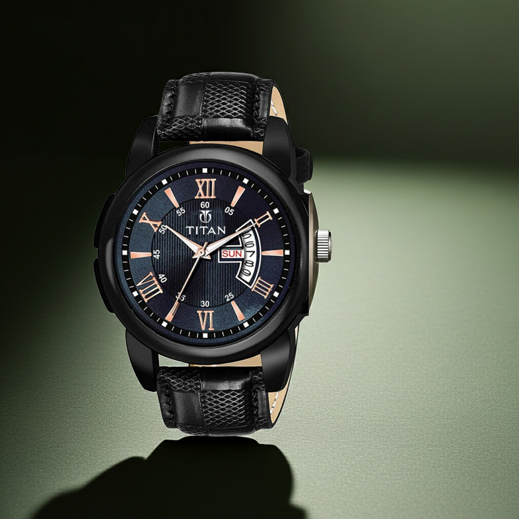 Fern TitanX minimal black watch