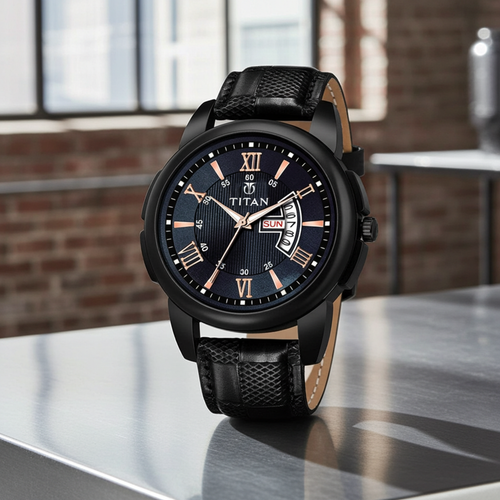 Fern TitanX minimal black watch